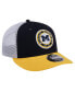 Фото #4 товара Men's Navy Michigan Wolverines Throwback Circle Patch 9FIFTY Trucker Snapback Hat