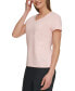 Фото #3 товара Women's V-Neck Short-Sleeve T-Shirt