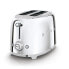 Фото #5 товара SMEG toaster TSF01SSEU (Stainless steel) - 2 slice(s) - Chrome - Plastic - Stainless steel - Buttons - Level - Rotary - China - 950 W