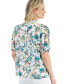 Фото #2 товара Блузка с принтом женская Nautica Jeans "Цветочный выточкой"