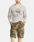 ფოტო #2 პროდუქტის Men's Big & Tall Relaxed Fit 10" Camouflage Cotton Cargo Shorts