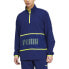 Фото #2 товара Puma Train Graphic Woven Zip Jacket Mens Blue Casual Athletic Outerwear 5201201