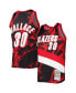 Фото #1 товара Men's Rasheed Wallace Black Portland Trail Blazers 1999-00 Hardwood Classics Marble Swingman Jersey