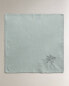 Embroidered palm tree napkins (pack of 2) Синий, 45 x 45 cm** **45 x 45 cm - фото #4