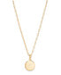 Isla Initial Petite Locket Necklace