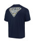 Фото #4 товара Men's Navy Michigan Wolverines Terminal Tackle Omni-Shade T-shirt