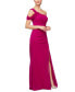 Фото #1 товара Women's Ruched One-Shoulder Gown