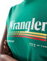 Wrangler chest logo t-shirt in green