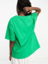 Фото #3 товара Wrangler girlfriend loose fit t-shirt in green
