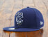 Фото #1 товара [12745646] Mens New Era MiLB NOCO OWLZ 5950 FITTED SILVER C-CLAW - NAVY