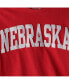 Фото #2 товара Длинная футболка женская Pressbox Heathered Scarlet Nebraska Huskers Two-Hit Canyon