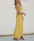 Фото #1 товара Women's Front Twist & Keyhole Maxi Beach Dress