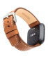 Фото #3 товара Ремешок WITHit Fitbit Versa Brown White Blacknymeta