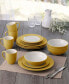 Colorwave Rim 16-Pc. Dinnerware Set, Service for 4