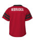 ფოტო #4 პროდუქტის Toddler Boys and Girls Scarlet Nebraska Huskers Two-Piece Red Zone Jersey and Pants Set