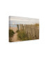 Фото #2 товара Картина холст Along the Beach Fence II Trademark Global - 37" x 49"