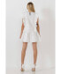 Фото #5 товара Платье мини с оборками English Factory для женщин