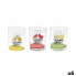 Set of glasses Home Style Summer Fruits 280 ml 3 Pieces (6 Units)