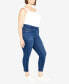 Фото #6 товара Plus Size Hi Rise Jegging Jeans