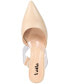 Women's Valencia Lucite Strappy Slip-On Pumps-Extended sizes 9-14