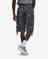 Фото #2 товара Men's Big and Tall Puller Cargo Shorts with Adjustable Belt, 2 Piece Set