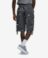 ფოტო #2 პროდუქტის Men's Big and Tall Puller Cargo Shorts with Adjustable Belt, 2 Piece Set