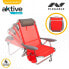 AKTIVE Beach Reclining Folding Beach Chair With Cushion