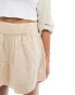 ASOS DESIGN boxer short in buttermilk