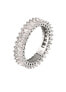 Sparkling ring with clear zircons Baguette SAVP100