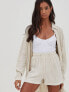 Фото #1 товара 4th & Reckless Lucia short co-ord in beige