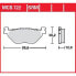 Фото #1 товара TRW Scooter Yamaha XP 500 T-Max T-Max 01 Sintered Rear Brake Pads