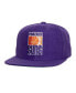 Men's Purple Phoenix Suns Sweet Suede Snapback Hat