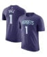 ფოტო #3 პროდუქტის Men's LaMelo Ball Purple Charlotte Hornets 2022/23 Statement Edition Name and Number T-shirt
