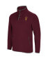 Men's Maroon Arizona State Sun Devils Rebound Snap Pullover Jacket