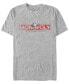 Фото #1 товара Men's Logo Distressed Short Sleeve Crew T-shirt