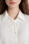 Kadın Gömlek Kırık Beyaz N7819az/wt32