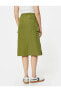 Фото #4 товара Юбка Koton, Парашютная юбка с карманами и эластичным поясом