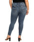 ფოტო #2 პროდუქტის Plus Size Suki Mid Rise Skinny Leg Jeans