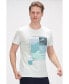 Men's Modern Print Fitted Admission T-shirt