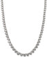 ფოტო #1 პროდუქტის Sterling Silver Necklace, Cubic Zirconia Necklace (53 ct. t.w.)
