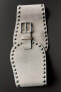 STUDDED LEATHER CORSET BELT