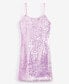 ფოტო #1 პროდუქტის Big Girls Sleeveless Sequin Bodycon Dress