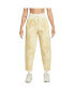 ფოტო #1 პროდუქტის Women's Cream USMNT Phoenix Fleece High-Waisted Curve Pants