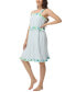 ფოტო #4 პროდუქტის Women's Printed Ruffle Babydoll Nightgown