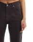 Фото #10 товара Abercrombie & Fitch Curve Love high rise 90s relaxed jean in chocolate brown