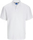 Pánské polo triko JORFREDERIKSBERG Relaxed Fit 12263111 Bright White M - фото #1