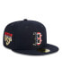 Фото #1 товара Men's Navy Boston Red Sox 2023 Fourth of July 59FIFTY Fitted Hat