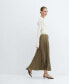 ფოტო #10 პროდუქტის Women's Pleated Long Skirt