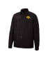 Фото #3 товара Куртка мужская Colosseum Iowa Hawkeyes черная с квадратным узором (Detonate) с кнопками