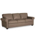 Фото #2 товара Orid 84" Leather Roll Arm Sofa, Created for Macy's